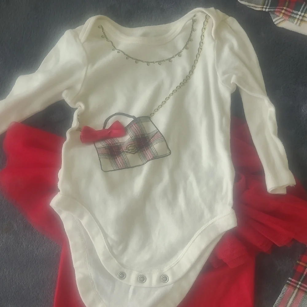 Christmas Baby Girl  Matching Set